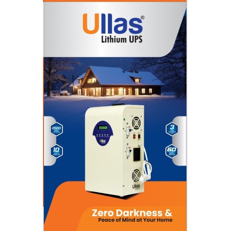 Ullas Lithium UPS UL 2000 (2KW) / 1600 Watts / 1536wh